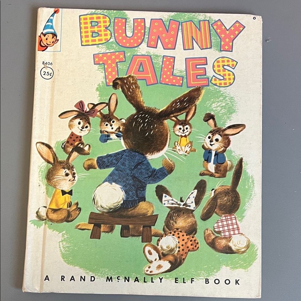 Ephemera - Vintage (1956) Bunny Tales Storybook for Kids